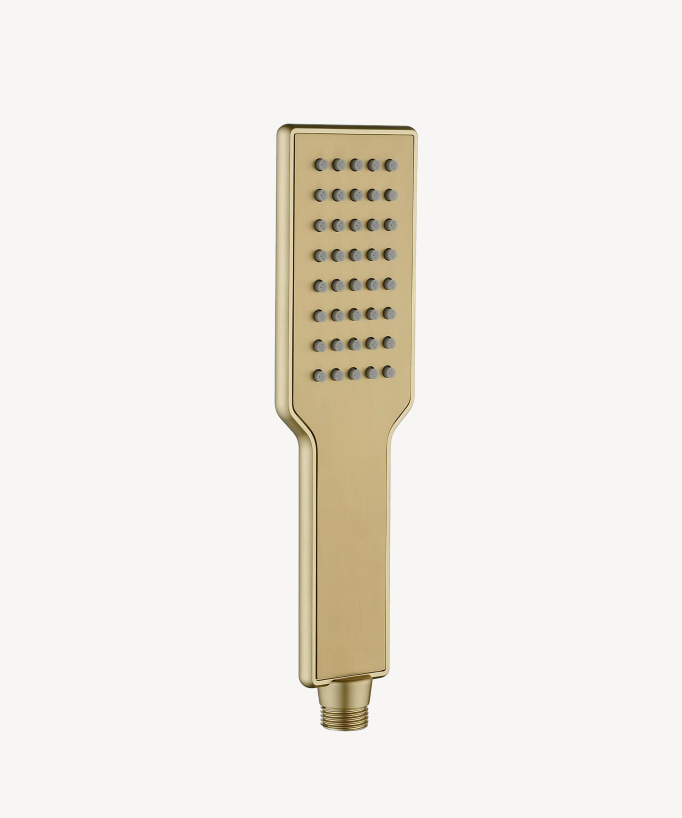 Stainless steel hand shower 1-spray brushed gold