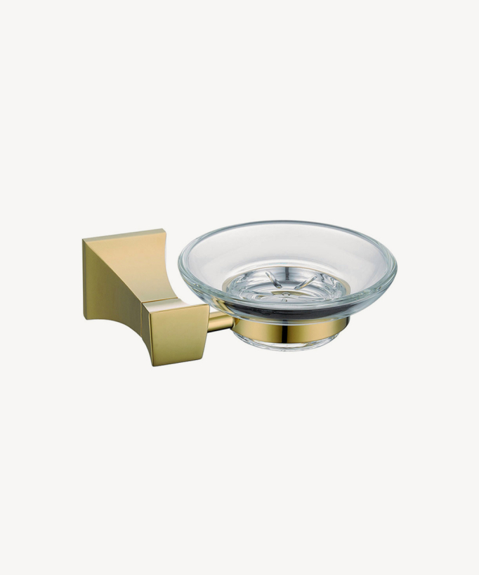 Chloe Wall-Mounted Soap Dish - Gold