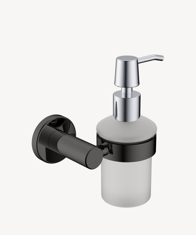 Tokio Wall-Mounted Soap Dispenser - Black