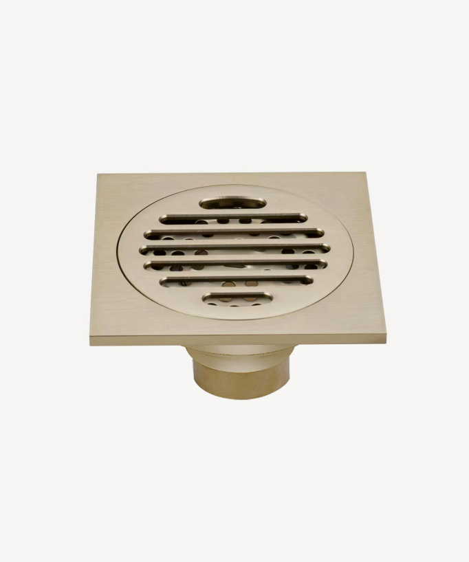 Built-in Floor Drain with Grate
