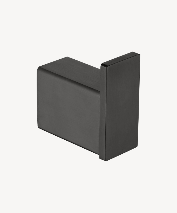 Sirius Single Robe Hook - Gunmetal