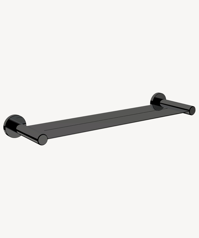 Corbeau Wall-Mounted Bathroom Shelf - Gunmetal