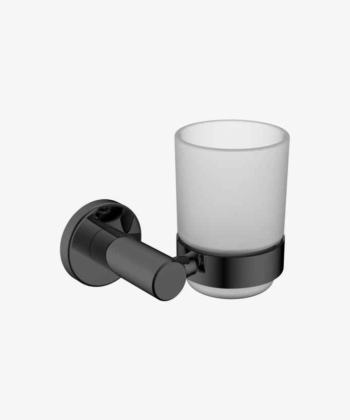 Corbeau Wall-Mounted Tumbler Holder - Gunmetal