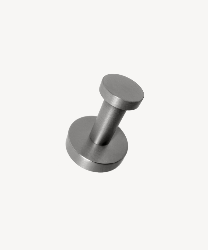 Corbeau Single Robe Hook - Brushed Nickel