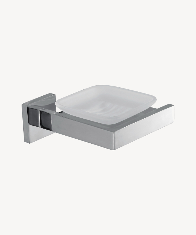 Nara Square Soap Dish - Chrome