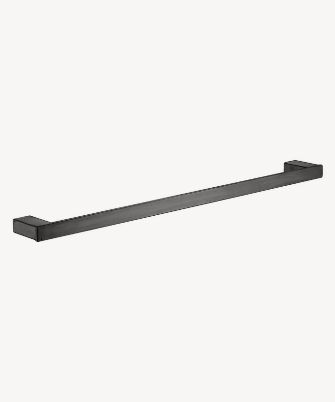 Sirius Single Towel Rail - Gunmetal