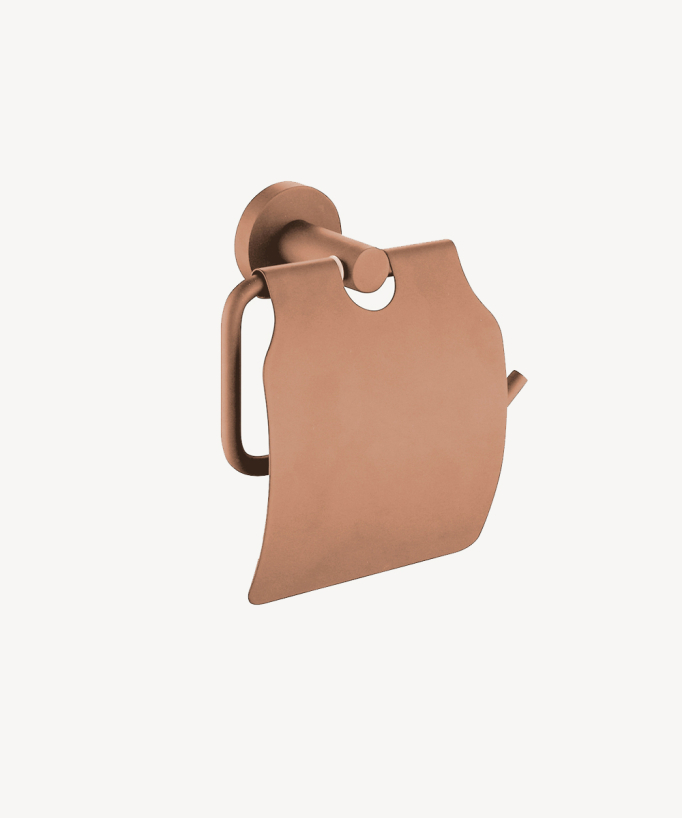 Corbeau Toilet Roll Holder with Cover