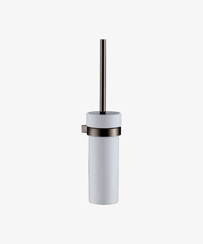 Sirius Wall-Mounted Toilet Brush Holder - Gunmetal