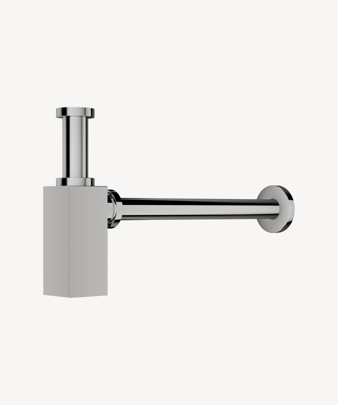 Square Brass Bottle Trap