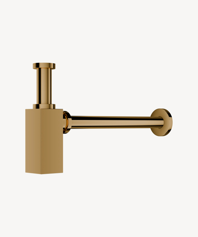 Square Brass Bottle Trap