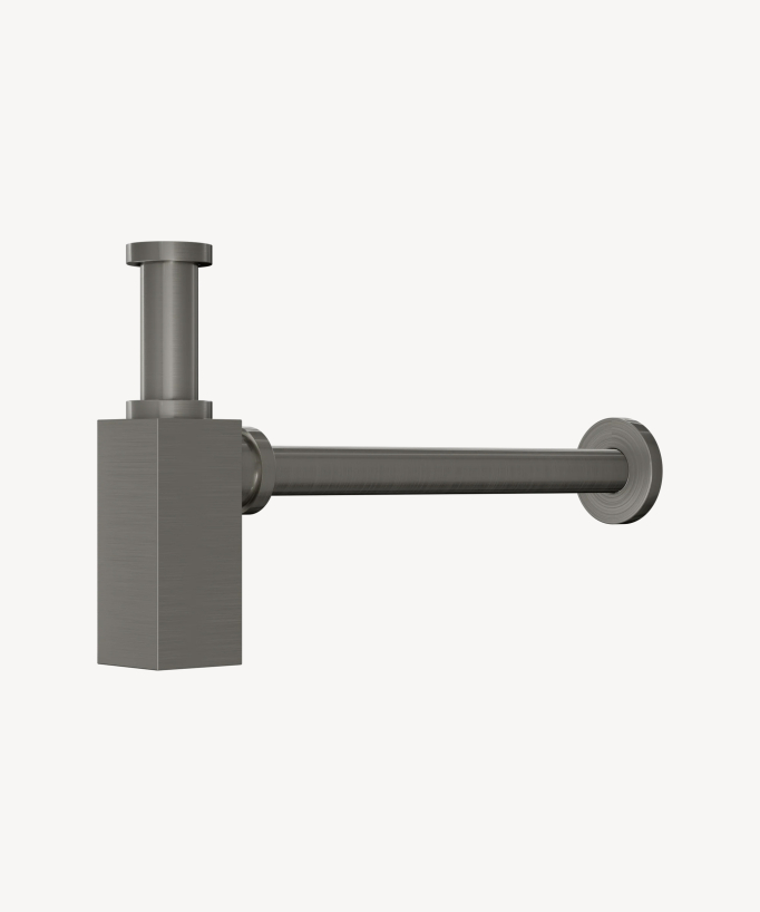 Square Brass Bottle Trap