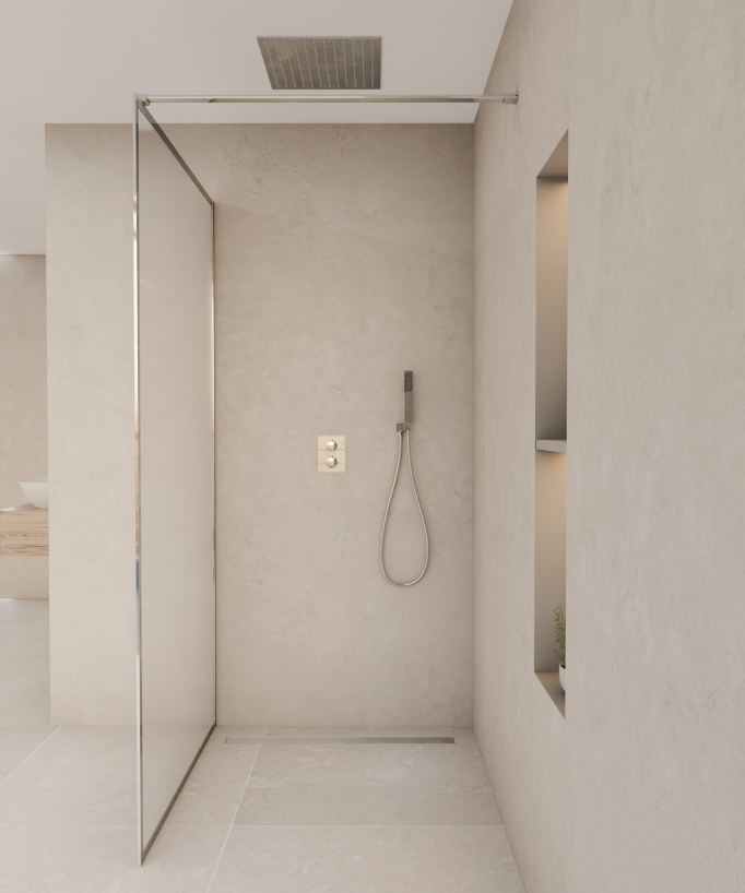 Reversible Stainless Steel Shower Drain - 1100mm