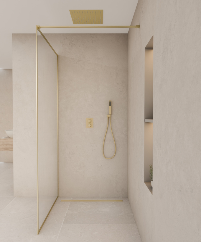 Reversible Stainless Steel Shower Drain - 600mm