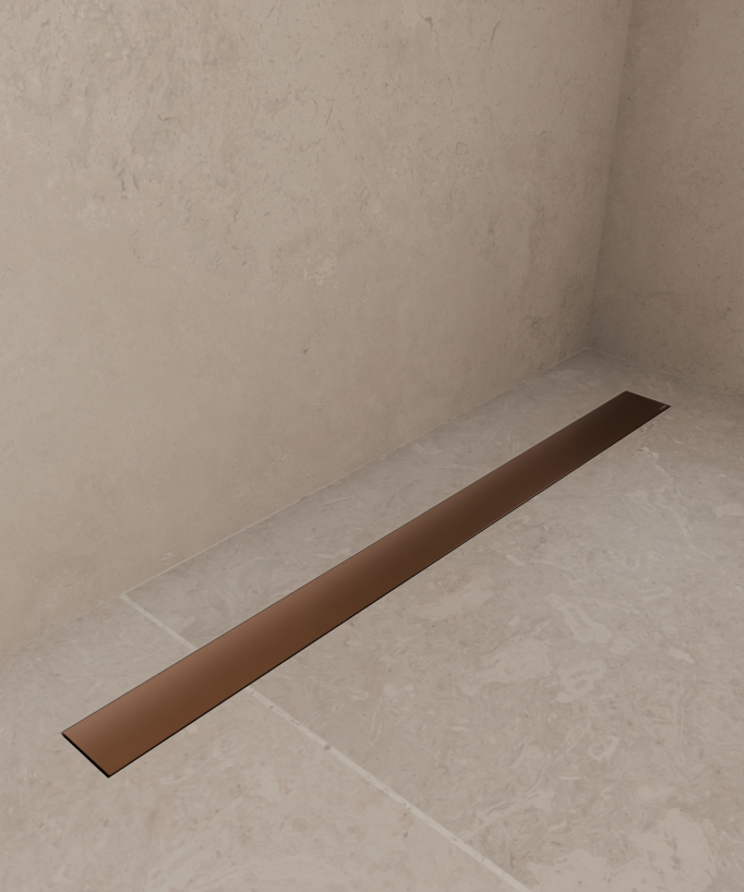 Reversible Stainless Steel Shower Drain - 800mm