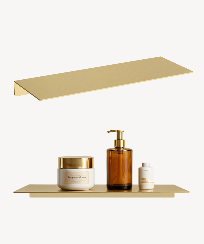Wall Shelf in Stainless Steel 50 cm