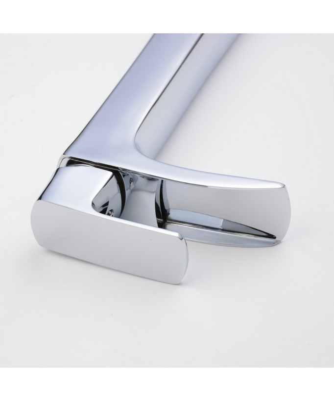 Tall Swivel Spout Basin Mixer Tap - Chrome