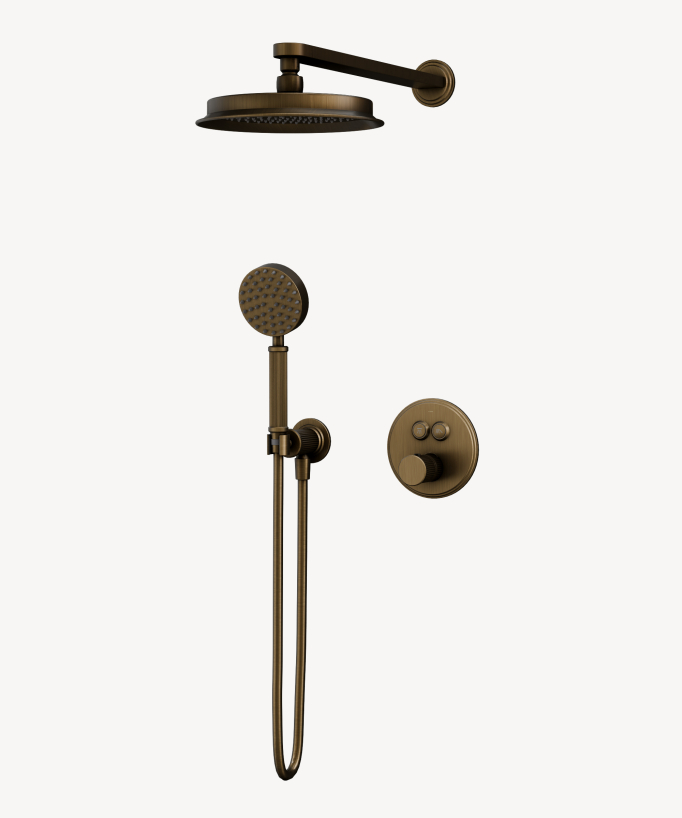 Thermostatic concealed shower column – Hera