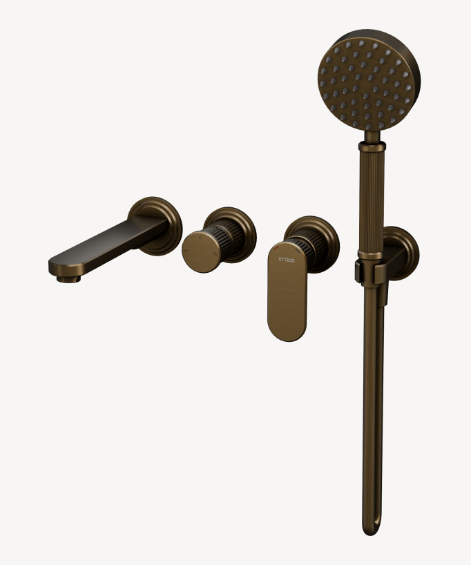 Concealed bath mixer (single-lever) with in-wall box – Hera