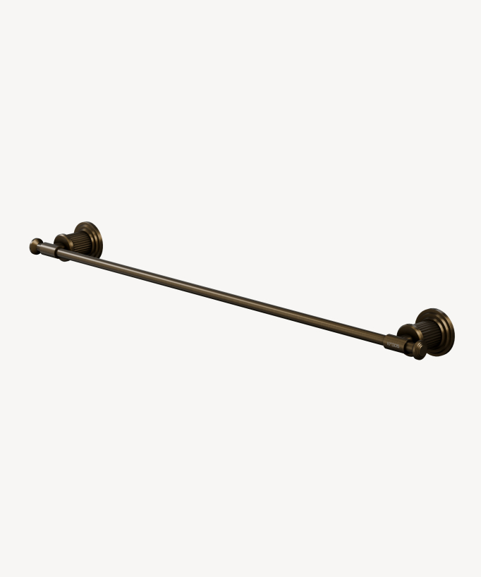 Single wall-mounted towel bar – Bronze – Hera