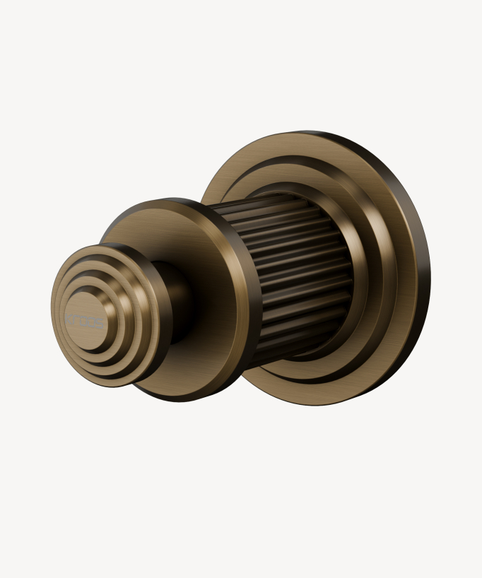 Single wall hook (robe hook) – Bronze – Hera