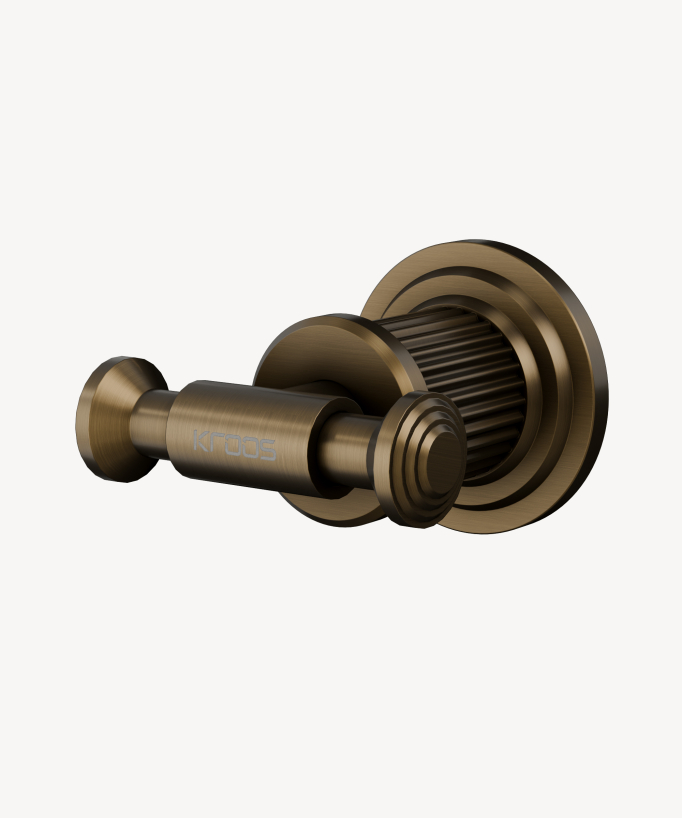Double wall hook – Bronze – Hera