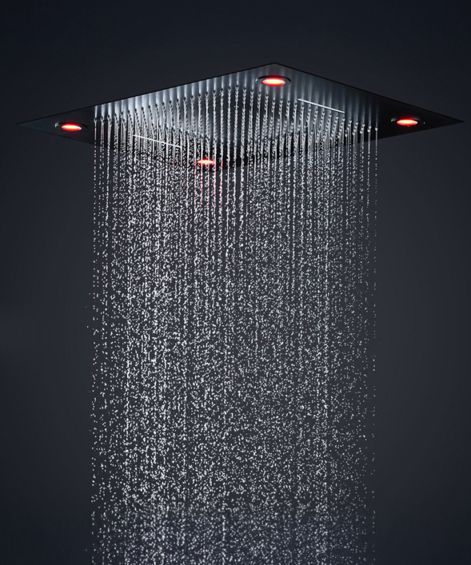 Multifunction Thermostatic LED Shower Set - 600x800 mm