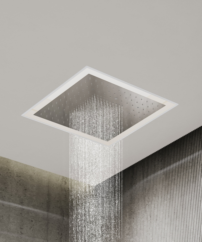 LED Wellness Thermostatic Shower Mixer Set - Chrome - Sirius