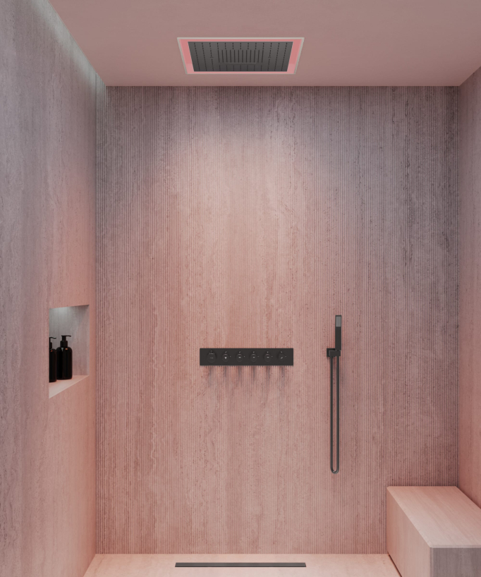 LED Wellness Thermostatic Shower Pack - Sirius