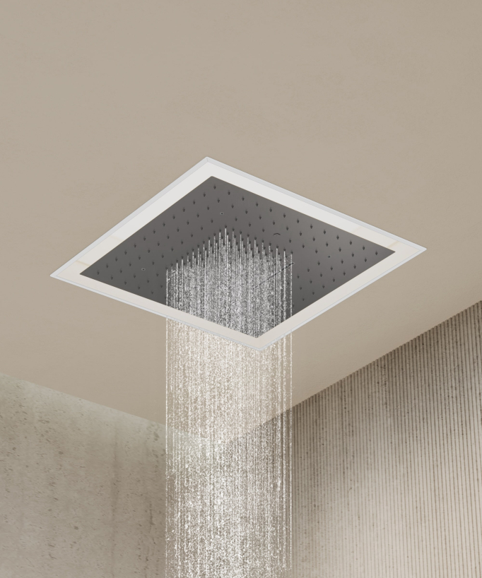 LED Wellness Thermostatic Shower Mixer Set - Gunmetal - Sirius