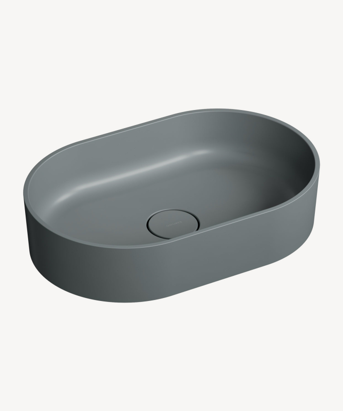 Ovo Countertop Basin - Ash Grey