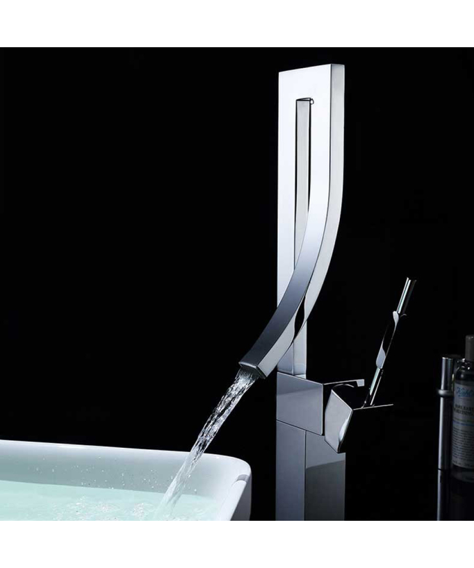 Chrome Plated Brass Bathroom Mixer Tap