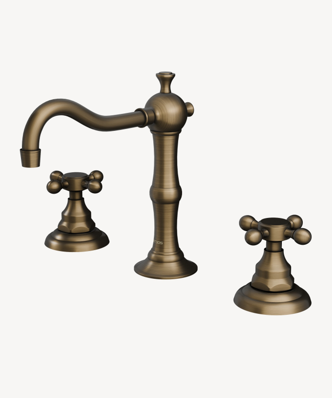 Deck-Mounted Brass Mixer Tap - Rome