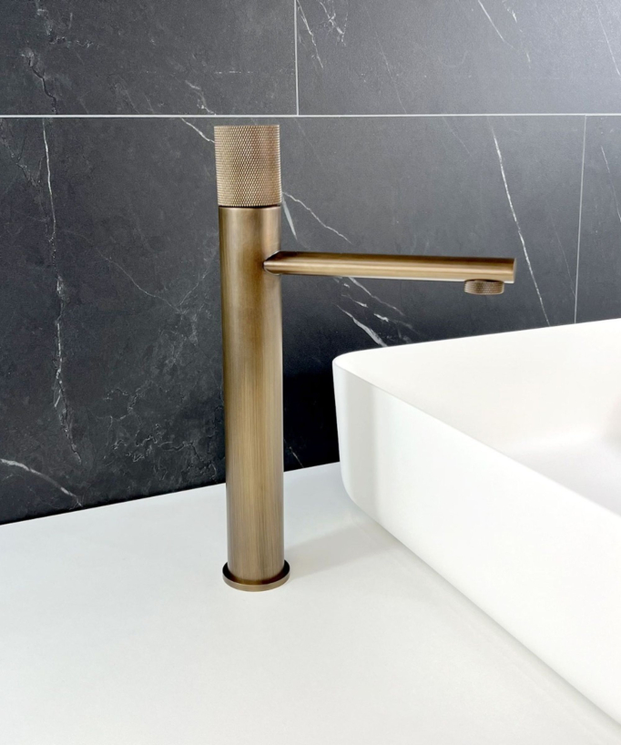 Countertop Basin Mixer Tap, Antique Brass