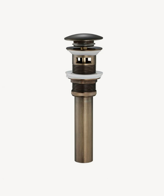 Click-Clack Waste - Bronze Brass - Unslotted