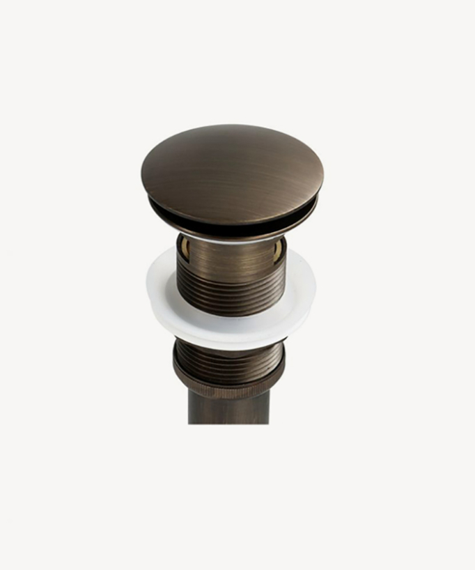 Click-Clack Waste - Bronze Brass - Slotted
