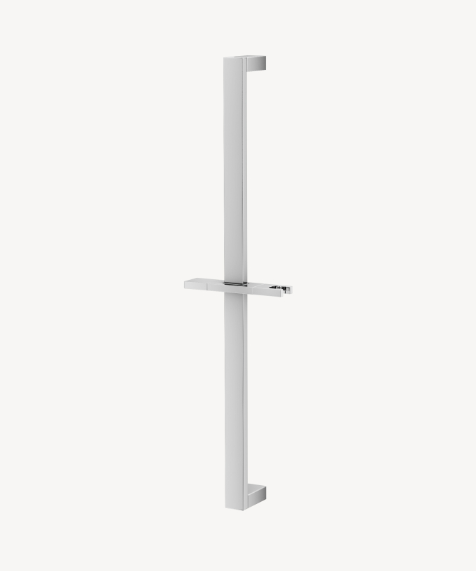 Sirius Square Shower Slider Rail - Chrome