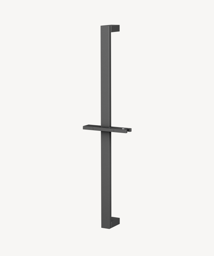 Sirius Square Shower Slider Rail - Gunmetal