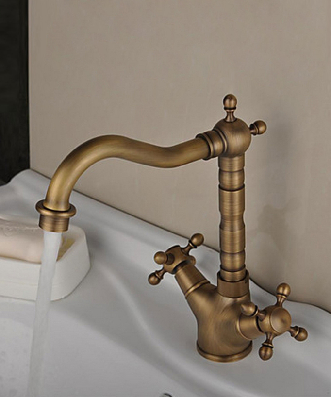 Antique Kitchen Mixer Tap - Rome
