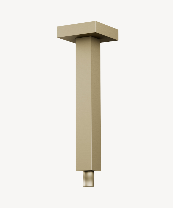 Ceiling-mounted shower arm Brushed Gold - Sirius