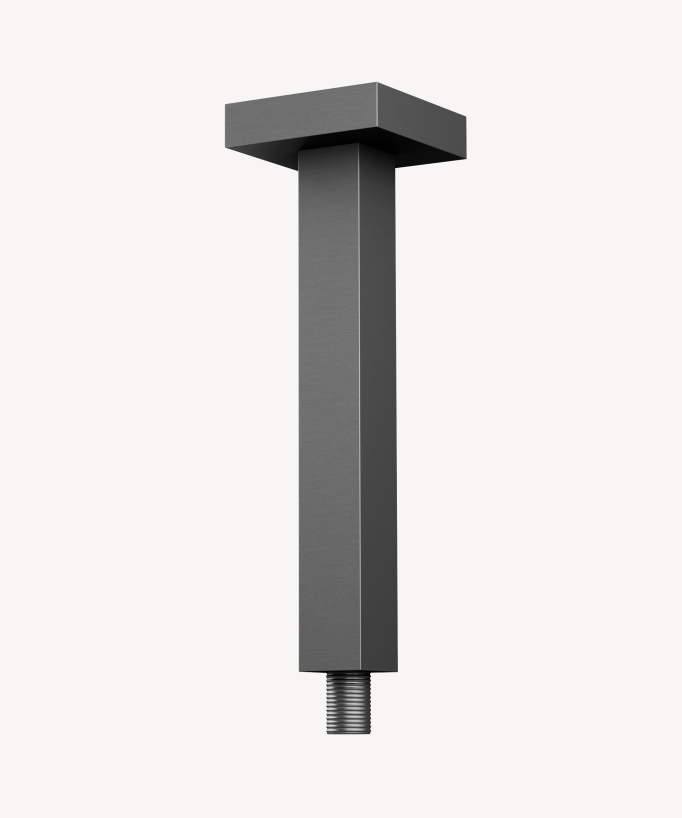 Ceiling-mounted shower arm Gunmetal - Sirius