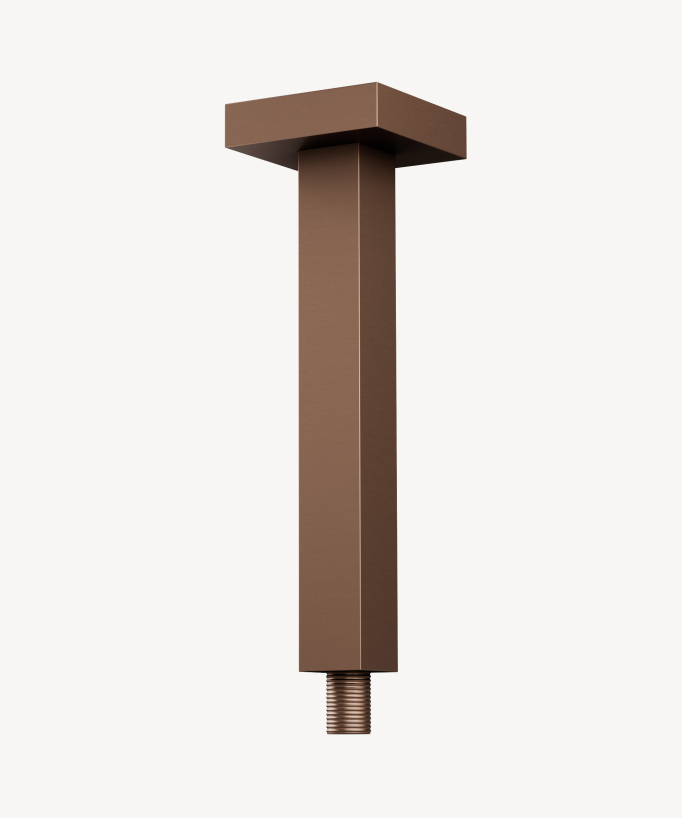 Ceiling-mounted shower arm Brushed Rose Gold - Sirius