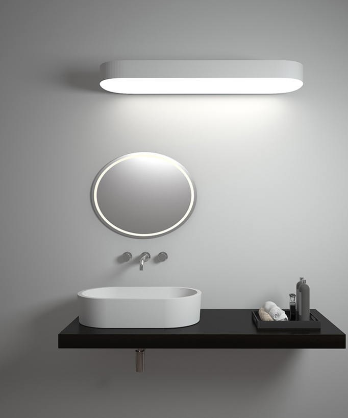 Dongou Oval Countertop Basin - Matte White