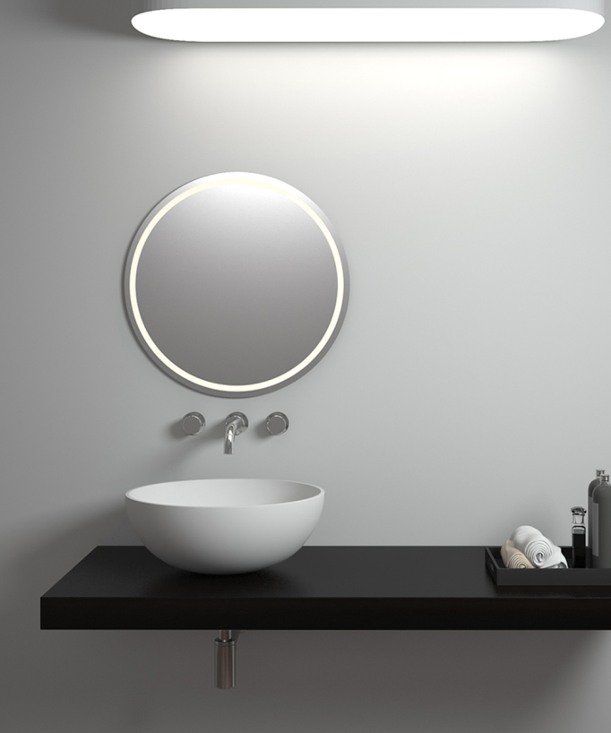 Brazzaville Round Countertop Basin - Matte White