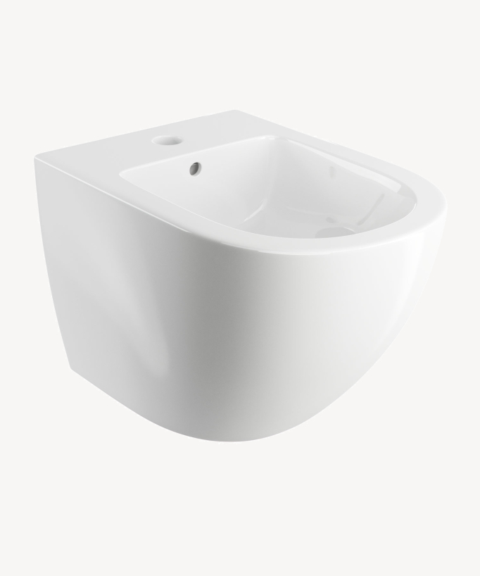 Ottawa Wall-Hung Bidet - White