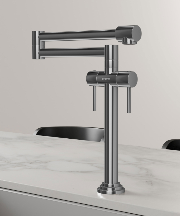 Retro Style Kitchen Mixer Tap
