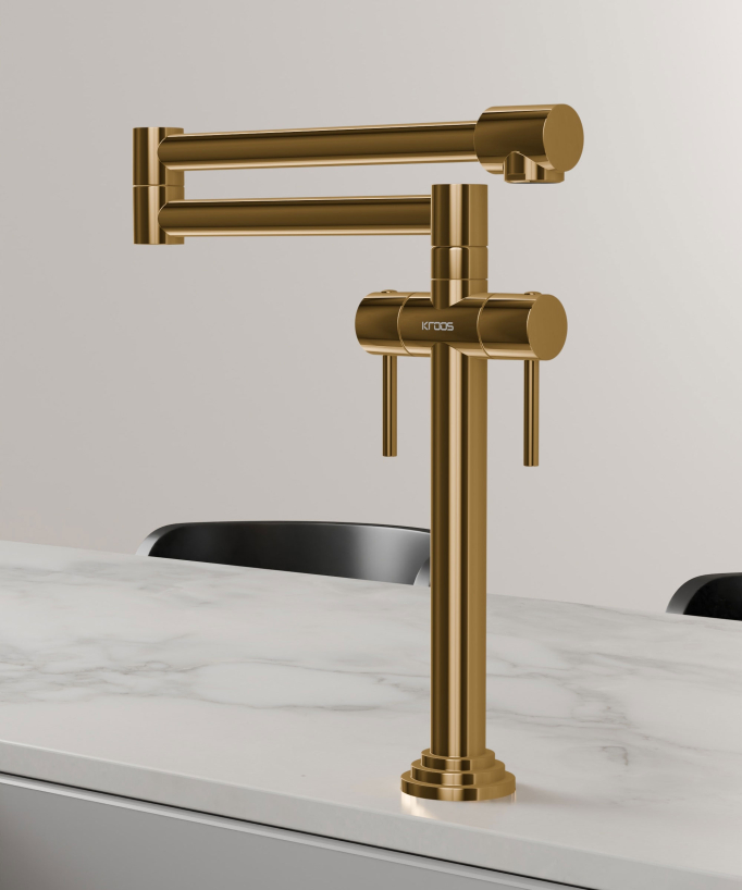 Retro Style Kitchen Mixer Tap