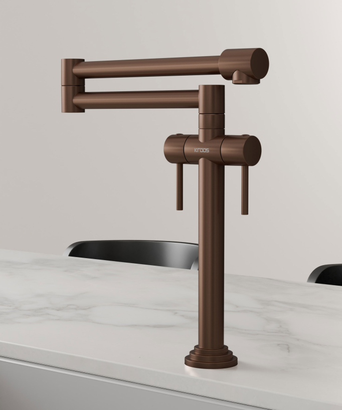 Retro Style Kitchen Mixer Tap