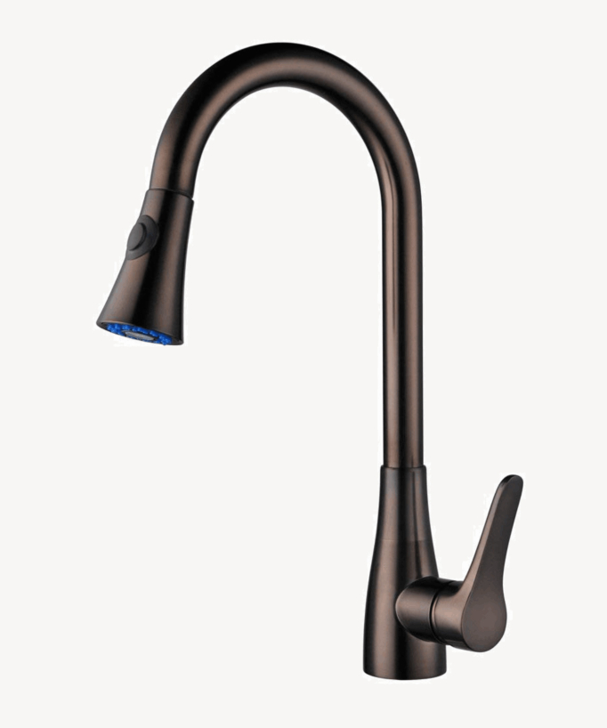 Deck-Mounted Sink Mixer Tap with Pull-Out Spray - Saona