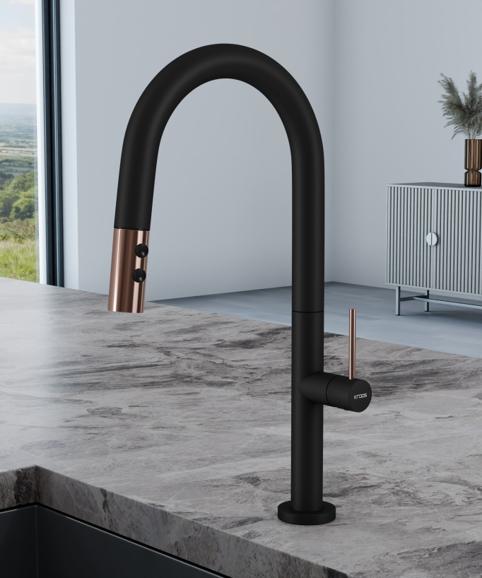Modern Sink Mixer with Pull-Out Spray