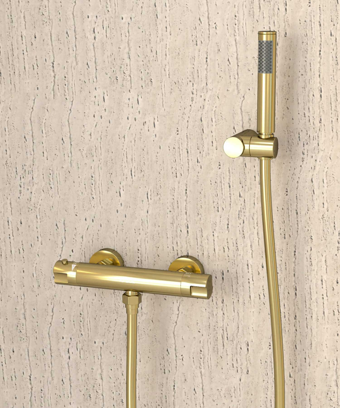 Wall-Mounted Thermostatic Shower Mixer - Corbeau